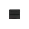 WOOOD Exclusive Finca Puinen Tv-taso Musta / Deep Black 40x50x40 cm - Image 5