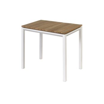 Exotan Milan Metallinen Puutarhapöytä Ruskea / Natural/white 74x90x90 cm