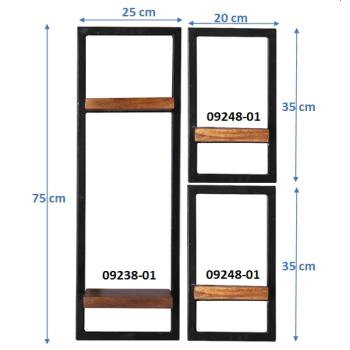 SIT PANAMA Hylly 3 Osaa 60x120x60 cm