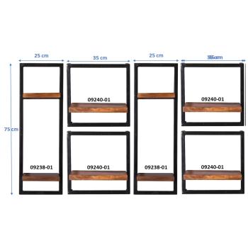 SIT PANAMA Hylly 6 Osaa 60x120x60 cm