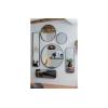 Doutzen Mirror Metal Black 110x40cm - Image 2
