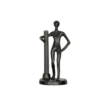 Mattie Candleholder Metal Black