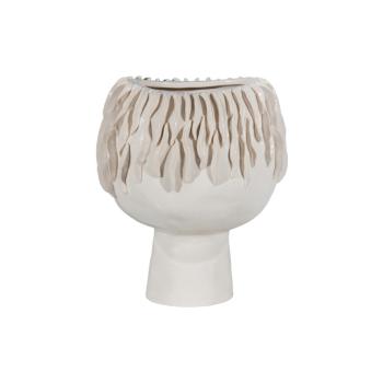 Seaweed Vase Ceramics Offwhite