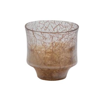 Grain Vase Glass Brown