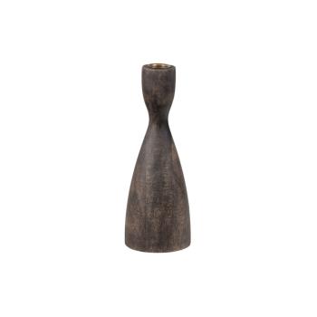 Rosa Candleholder Wood Brown 22cm