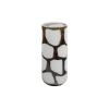 Blair Handmade Vase Glass Xl Black/white
