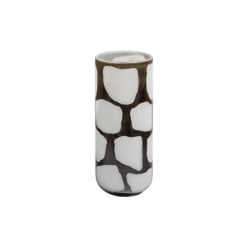 Blair Handmade Vase Glass Xl Black/white