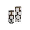 Blair Handmade Vase Glass Xl Black/white - Image 3