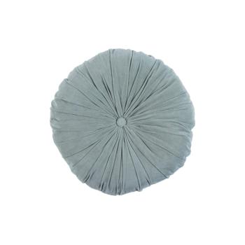 Halo Cushion Round Micro Velvet Pale Green Ø45cm