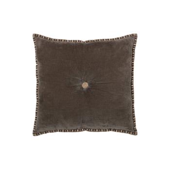 Levy Cushion Micro Velvet Mocca 45x45cm