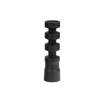 Midi Candleholder Mango Wood Black 41cm