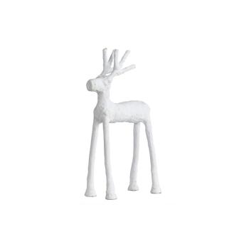 Moose Deco Paper Mache White