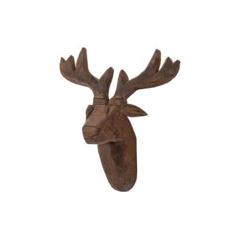 Stag Wall Deco Wood Natural