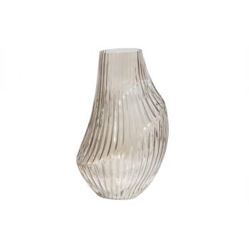 Toot Vase Glass Sepia 35xØ21cm